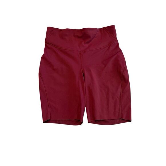 Lululemon Base Pace High-Rise Short 8" Ribbed Nulux Black Women's Size 6 - Picture 1 of 10